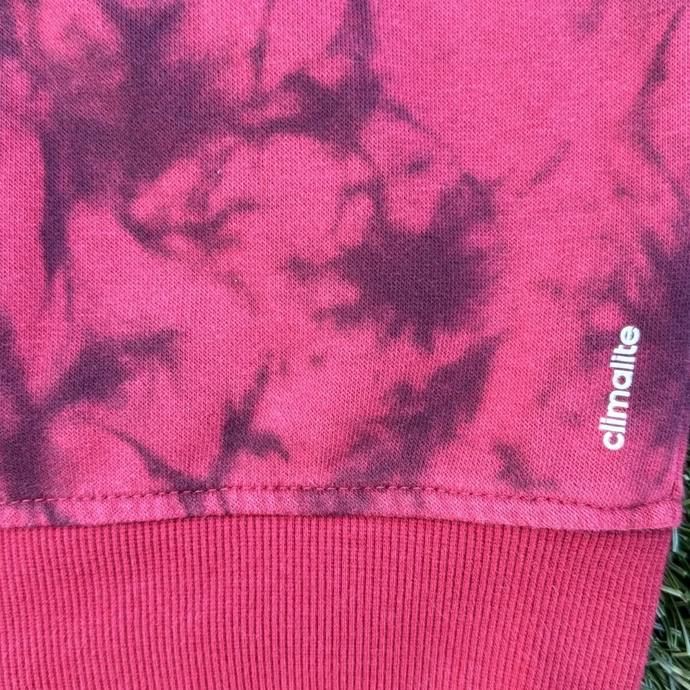 Adidas Skateboarding Men's Red Tie Dye Hoodie Sweatshirt Size Small - Picture 6 of 13